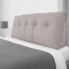 King-Triangular Bed Wedge Pillow for Headboard, Wedge Pillow for Bed