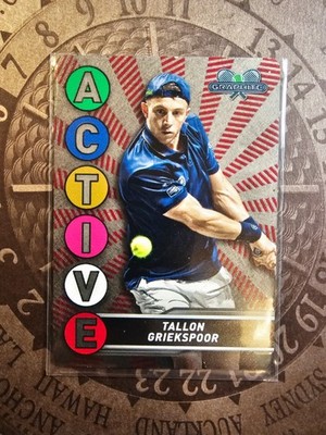 Tallon Griekspoor Active Metal Red 1/1 2024 Topps Graphite Tennis