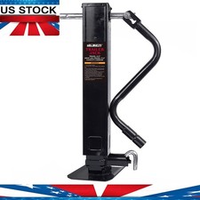 Heavy-duty 12k Drop Leg Trailer Jack - 12000 Lb Capacity Side Pin Wind Handle
