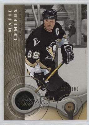 2005-06 SP Game Used Edition Gold 20/100 Mario Lemieux #79 HOF 0uj7