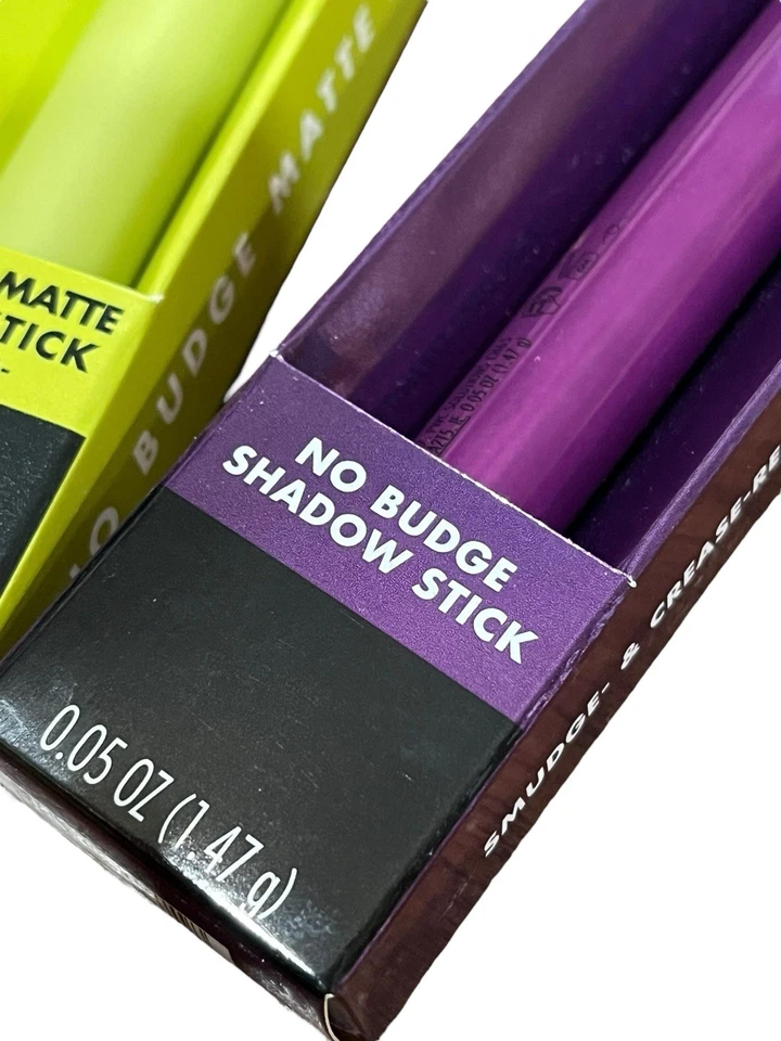 e.l.f. No Budge Shadow Stick Duo | Lava Lamp & Rich Amethyst | Matte Cream Set - Image 4 of 4