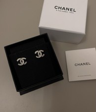 Orecchini Chanel CC orecchini oro strass nuovi imballo originale