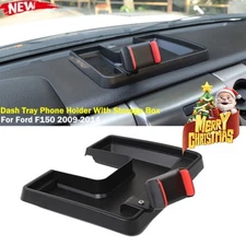 Center Console Dash Tray Phone Holder Mount Storage Box for Ford F150 2009-2014