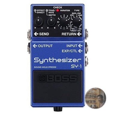 BOSS SY-1 Guitar Synthesizer Polyphonic Analog Style Pedal Compact New