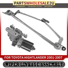 Front Windshield Wiper Linkage Assembly with motor for Toyota Hightlander 01-07