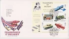GB ROYAL MAIL FDC 2003 TRANSPORTS OF DELIGHT STAMP MINIATURE SHEET TOYE PMK