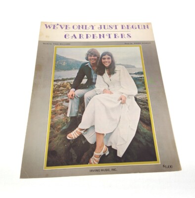 Carpenters Music Song Book Sheet Music We've Only Just Begun 1970 sm5