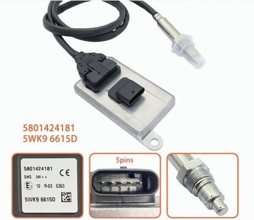 New 24V Nox Sensor Nitrogen Oxygen Sensor 5WK96615D for IVECO Truck 5801424181 - Picture 5 of 5