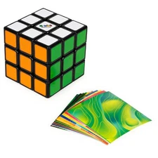Rubik’s Cube Original 3x3 Puzzle Brain Teaser Fidget Toy with Removable Inter...