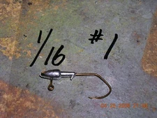 50 1/16oz Darter Jigs Bronze Sickle Hooks  #2  #1  1/0  2/0  3/0 4/0  U Choose