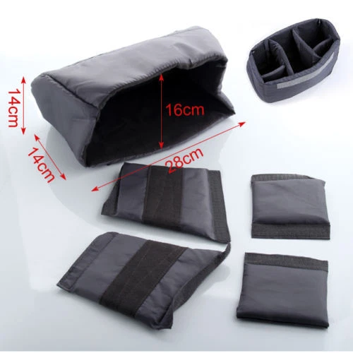 LARGE DSLR SLR Camera Backpack Rucksack Bag Case+RainCover For Nikon Sony Canon - Image 4 of 4