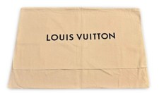 Louis Vuitton Dust Bag Cotton Storage Bag Fold-over Authentic 22"x15"