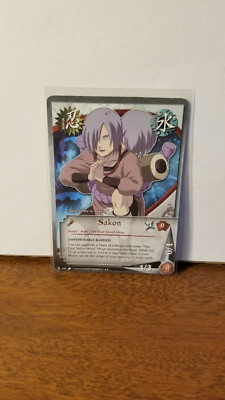 Naruto CCG Revenge and Rebirth Ninja Card # N-150 Sakon Rare Card VF+