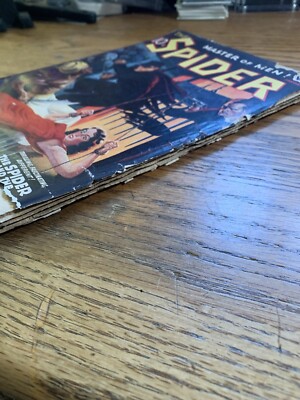 Pulp Magazine The Spider Master of Men January 1940 Classic