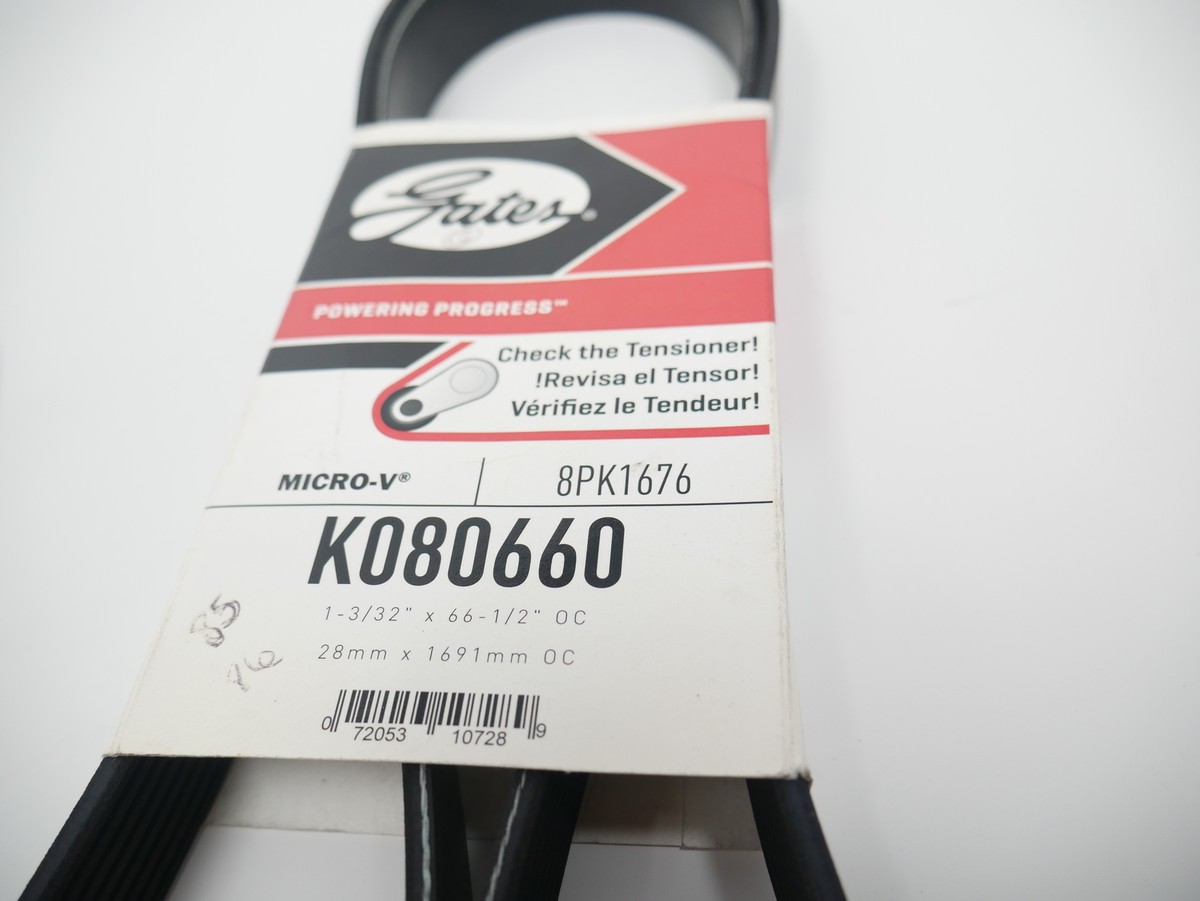 Gates K080660 Micro-V Serpentine Belt | eBay