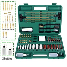 163pcs Gun Cleaning Kit Universal Rifle Pistol Shotgun Handgun Firearm with Case