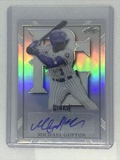 2021 LEAF METAL PERFECT GAME MICHAEL GUPTON AUTO SILVER REFRACTOR