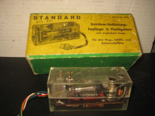 Receptor de tres tubos estándar Graupner - para coleccionistas - vintage - embalaje original - Imagen 1 de 7