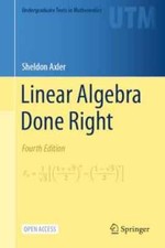 Linear Algebra Done Right (Undergraduate - Ha...