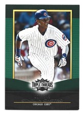 /249 Emerald 2011 Topps Triple Threads #85 Starlin Castro Chicago Cubs Baseball 