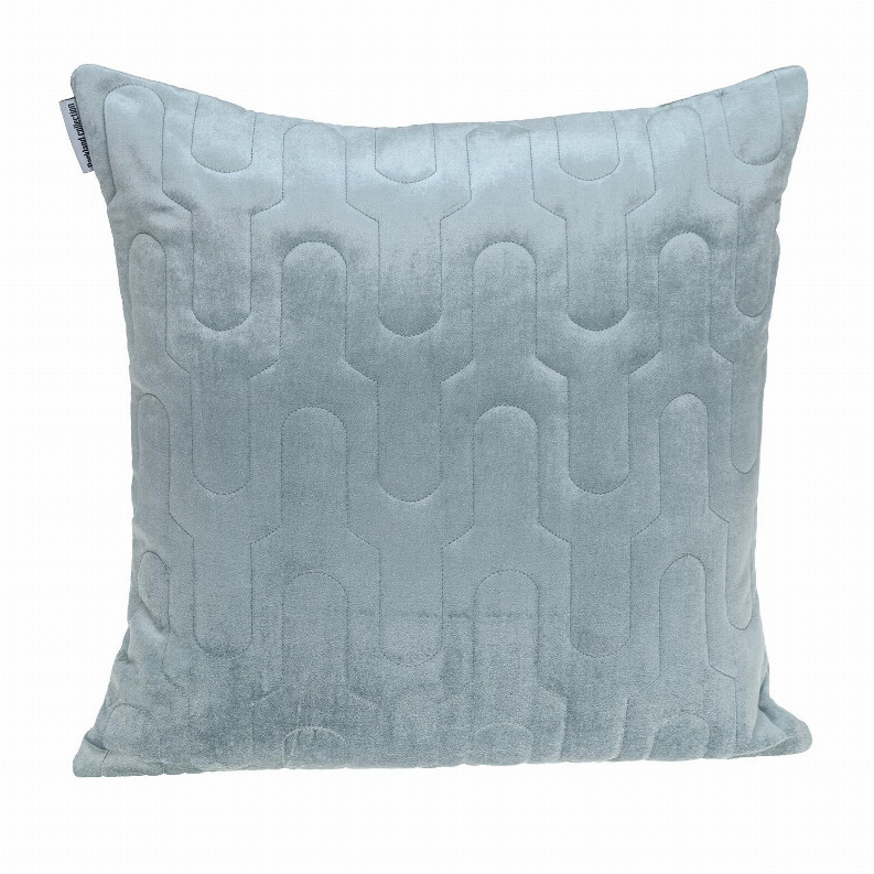 Стеганая подушка Parkland Collection Basil Transitional Серый 20 x 20