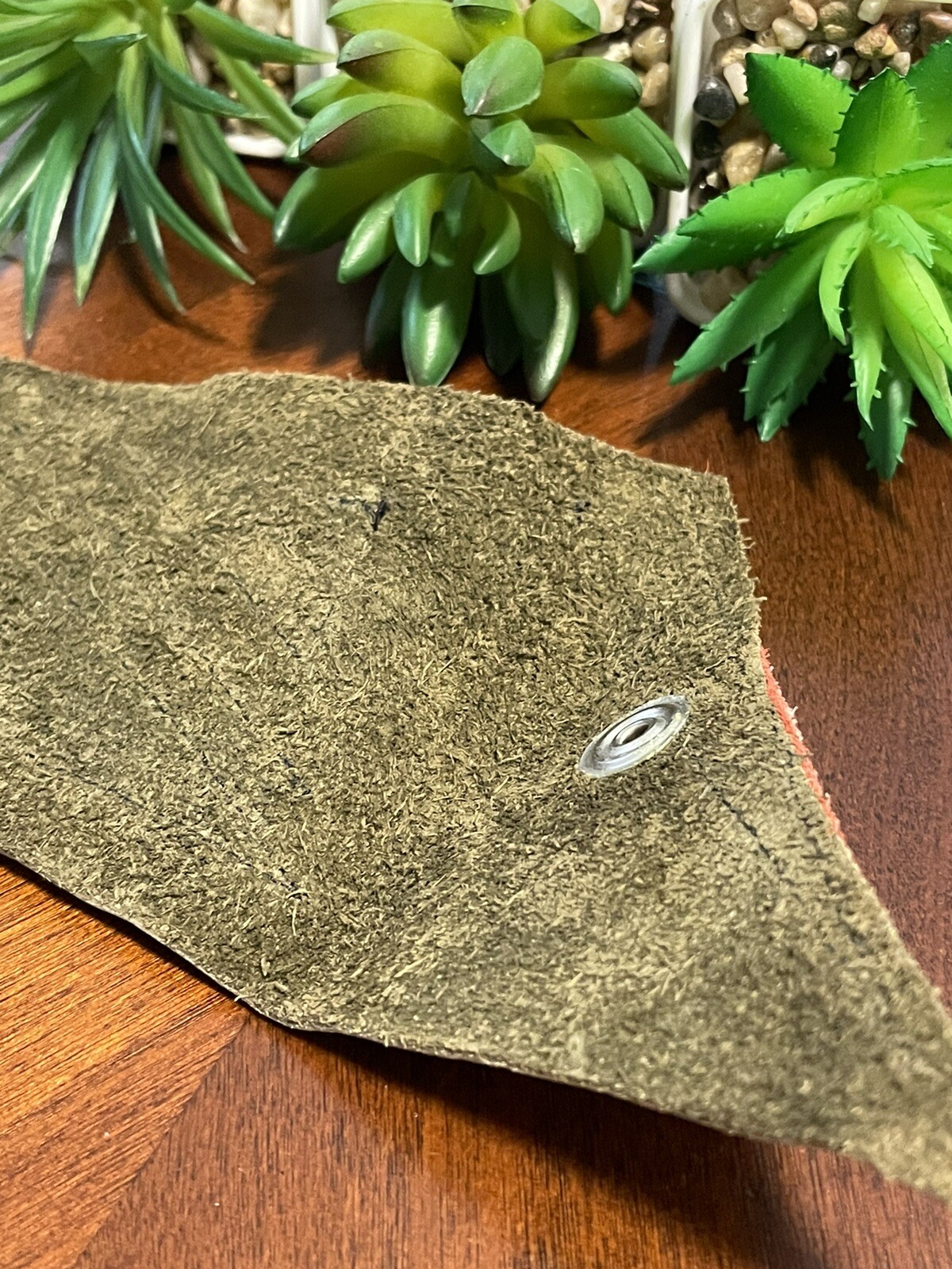 Unique Handmade Leather Statement Snap Bracelet - image 5