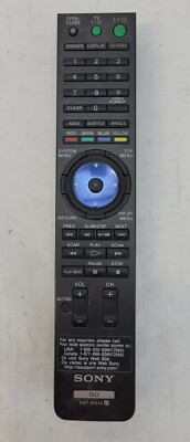 Genuine Sony RMT-B101A Blu-Ray Remote for BDP-S300 BDP-S301 BDP-S500 BDP-S2000ES