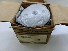 Box of 8 HUBBELL 206-BC CLUSTER COVER ROUND 1 HOLE 1/2" NPT Gray Junction Box