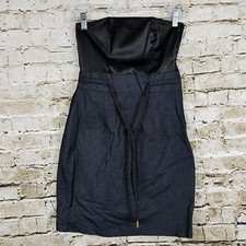 H & M Women's Size 4 Strapless Evening Little Black Dress LBD Mini Club Party