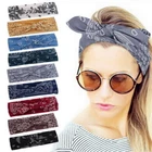 Twist Knot Head Wrap Boho Headband Knotted Hairband Ladies Stretchy Hair Band UK