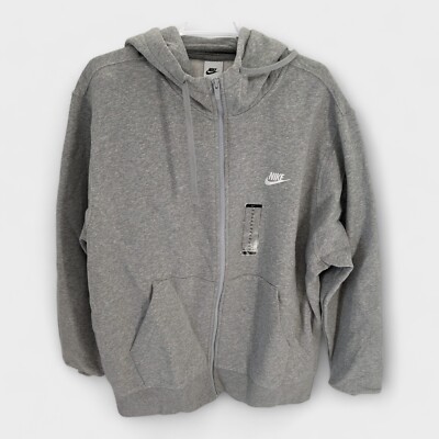 Nike Side Swoosh Zip Down Hooded Jacket Size X-Large