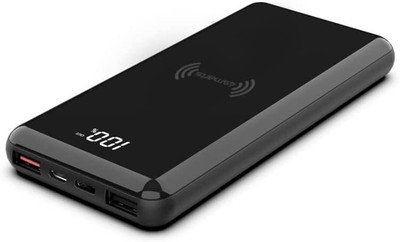 4smarts Wireless Powerbank Ultimate2 10000mAh, QC, PD, schwarz ''wie neu''