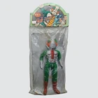 Rare VTG 70s Popy 8" Kamen Rider V3 SOFUBI Fig Bullmark Takatoku Bandai Sofvi JP