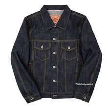 Red Tornado Winter Classic Trucker Jacket 16oz Raw Selvage Denim Outerwear UW
