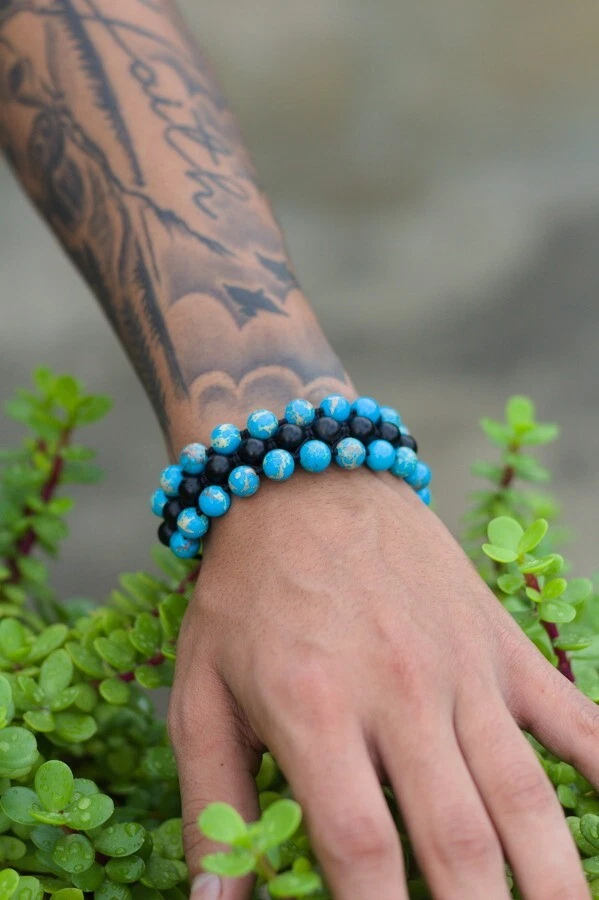 Mens meditation bracelet sale