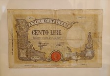 Banconota 100 Lire 1943 Banca D’ Italia