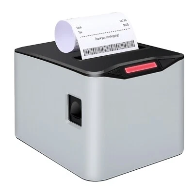 NUCOUN 80mm Thermal Receipt Printer,USB POS Printer,Support Windows/Mac/Linux/OPOS