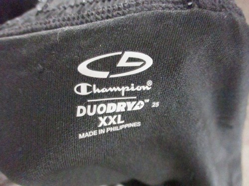 champion duo dry black shorts sz xxl - Picture 5 of 7