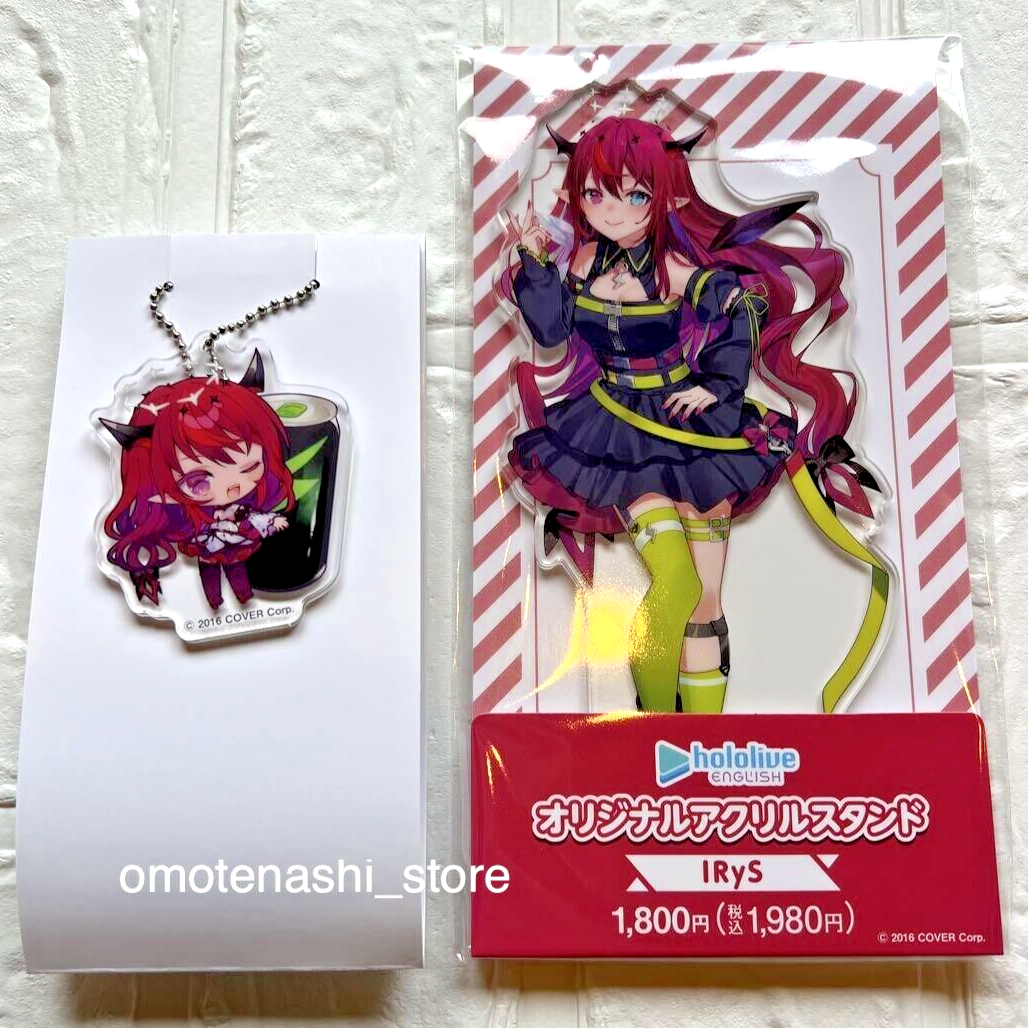 Hololive x Family Mart IRyS Acrylic Stand and Keychain Set 2025 Official