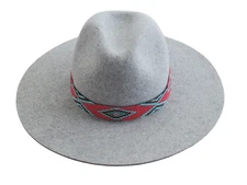 Western Seed Beaded Hat Band Fit Cowboy Hatband Red Turquoise Hat Band