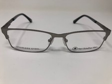 HART SCHAFFNER MARX Eyeglasses Frame HSM 928 Grey Black 54-15-140 Full Rim EF50