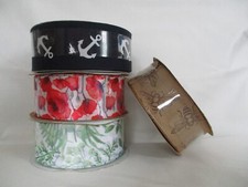 Printed Ribbon by the 10 Yard Length Offray you choose Anchor, Bees, Leaves