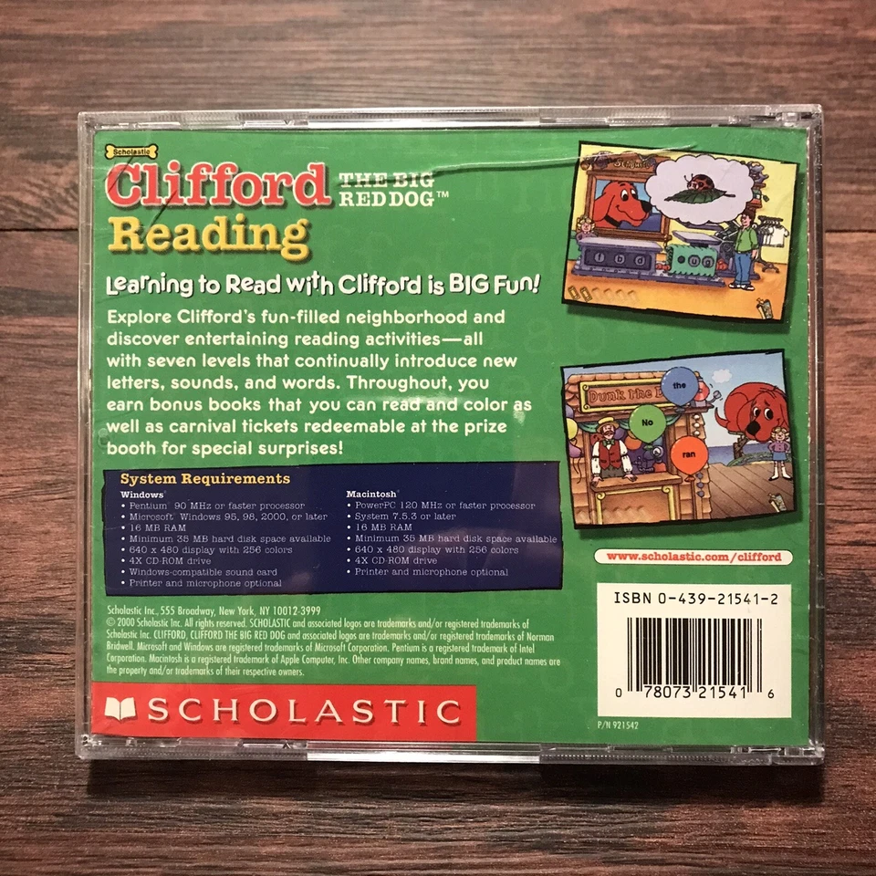 Scholastic Clifford The Big Red Dog Reading for PC, Mac - Image 2 of 2
