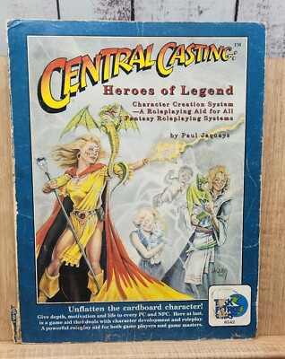 Central Casting: Heroes of Legend, Character Creation Sys By Paul ...
