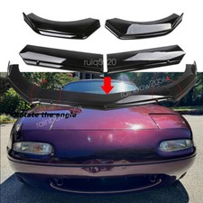 Front Bumper Lip Spoiler Splitter Body Kit Abs For Mazda Miata Mx-5 2006-2022 Front Bumper Lip Spoiler Splitter Body Kit Abs For Mazda Miata Mx-5 2006-2022