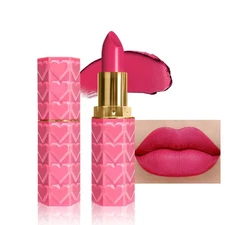evpct 1Pcs Pink Lipstick Silky Velvet Matte Lipstick Pack Sets for Women Long...