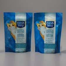 2x Fresh Step Deodorizing Litter Crystals Fresh Scent Cat Odor Control 12 oz