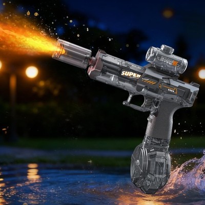 Water for Adults , Automatic Water with Light, Long Range Transparent Squirt ...