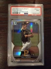 Paul Skenes 2023 Bowman Chrome Draft BDC-14 Refractor 1st Prospect RC PSA 9 Mint