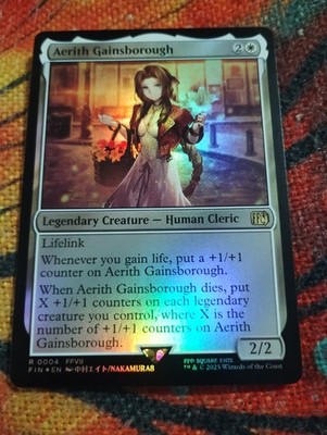 FOIL Aerith Gainsborough - Final Fantasy - NM - Magic: The Gathering - MTG